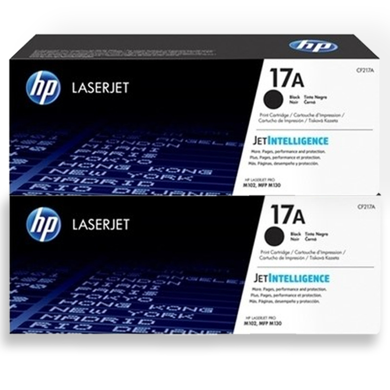 HP 17A Noir Pack de 2 