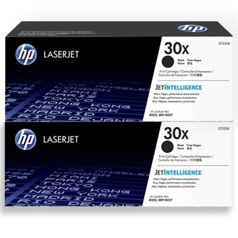 HP 26X CF230X Pack de 2 toners Originaux 