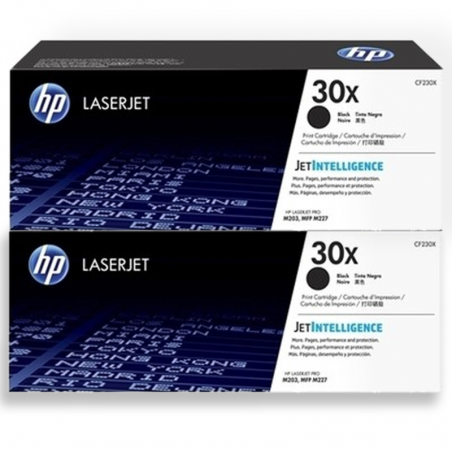 HP 26X CF230X Pack de 2 toners Originaux 