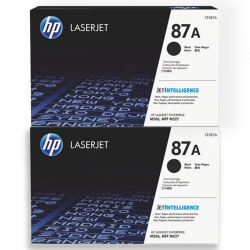 HP 87A Pack de 2 toners 