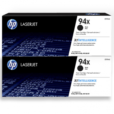 HP 94X Pack de 2 toners 