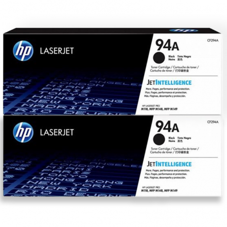 HP 94A Pack de 2 toners 