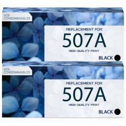 Toner équivalent à HP 507A Pack de 2 Noir 