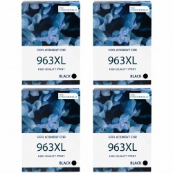 Pack de 4 HP 963XL cartouches d'encre compatibles 