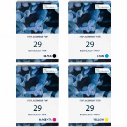 Cartouche d'encre équivalent à Epson Multipack 29 Pack de 4 Noir, Jaune, Cyan, Magenta 