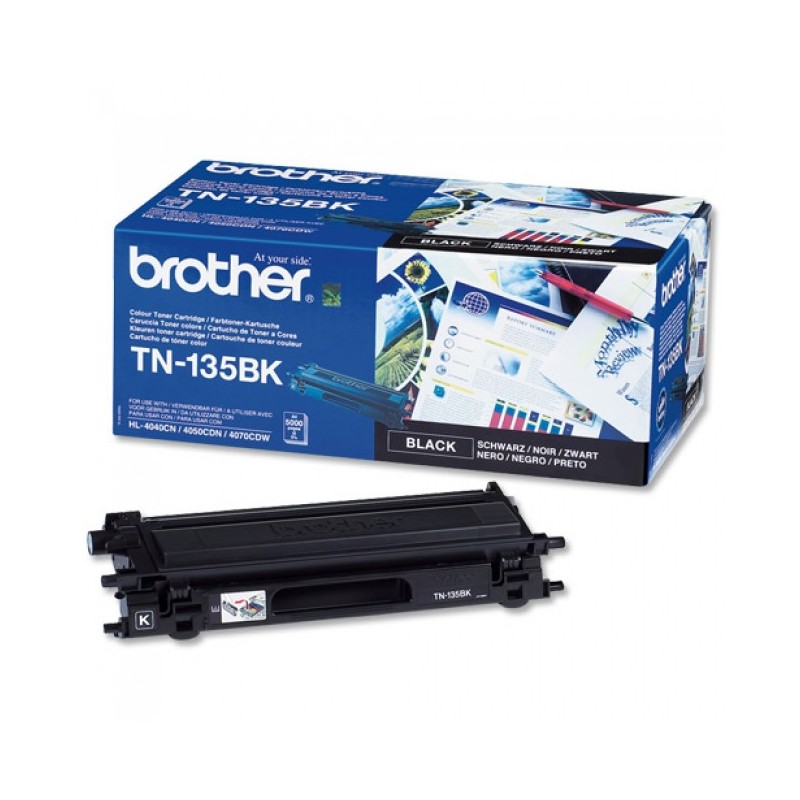 Brother TN135BK - noire - original - toner