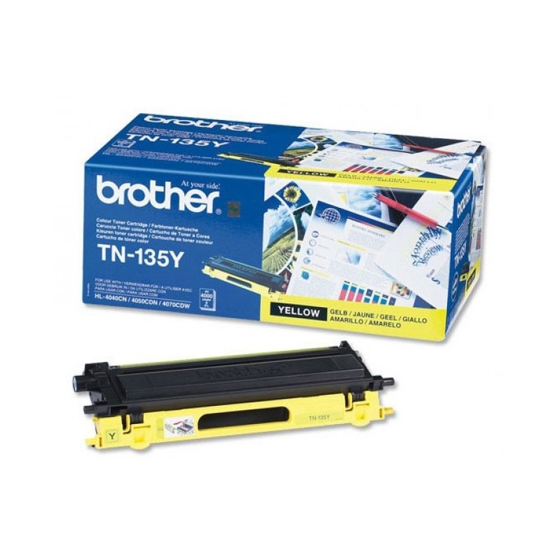 Brother TN135Y - jaune - original - toner