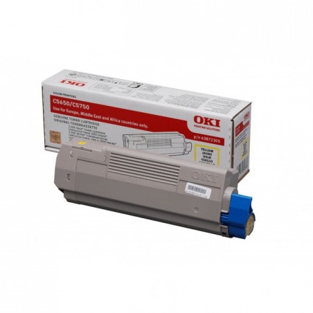 OKI 43872305 - jaune - original - toner