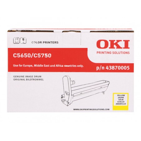 OKI 43780005 - jaune - original - kit tambour