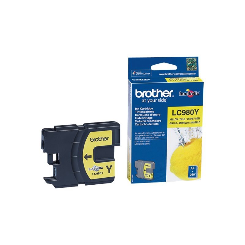 Brother LC980 - jaune - originale - cartouche d'encre