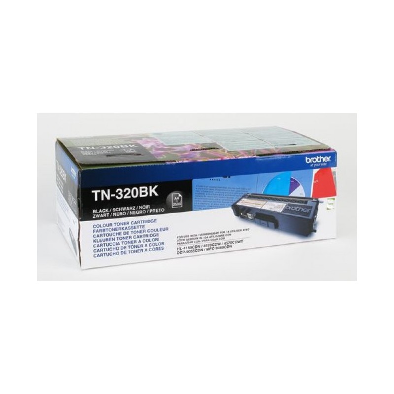 Brother TN320BK - noire - original - toner