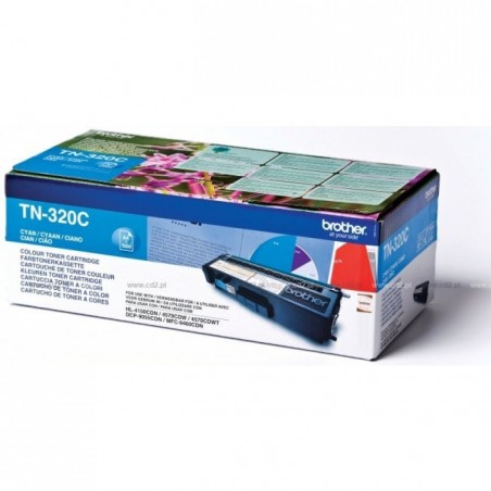 Brother TN320C - cyan - original - toner