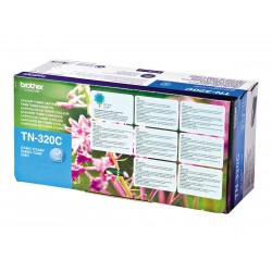 Brother TN320C - cyan - original - toner