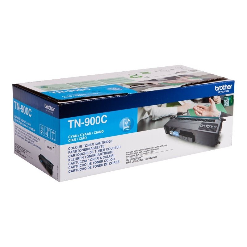 Brother TN900C - cyan - original - toner