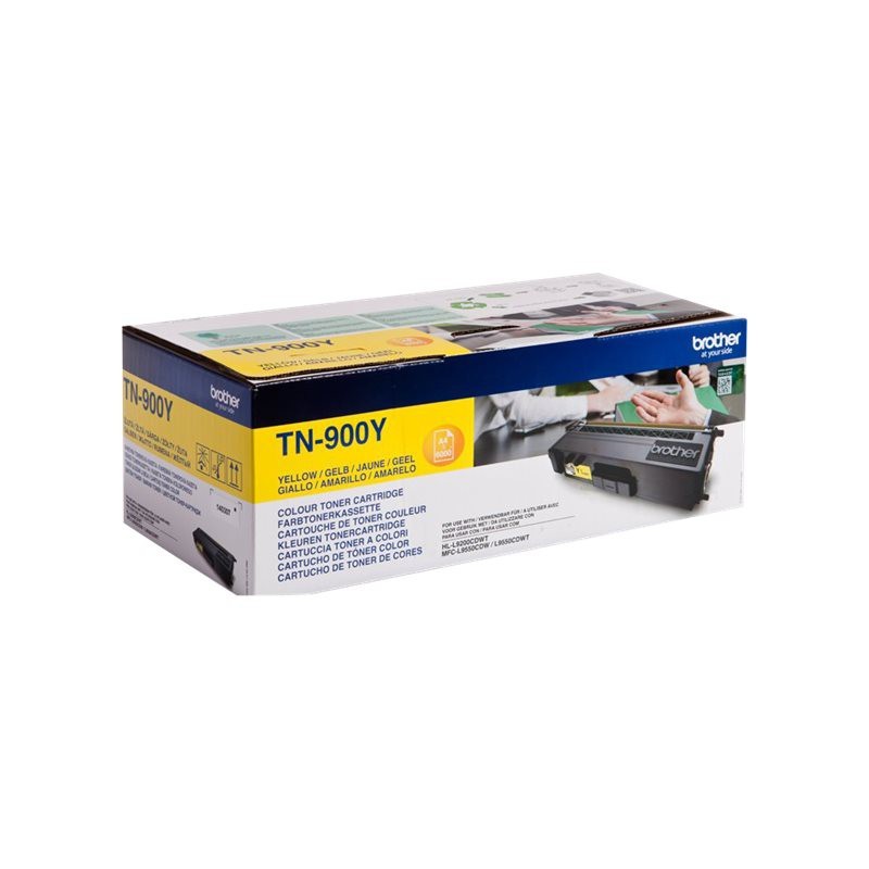 Brother TN900Y - jaune - original - toner