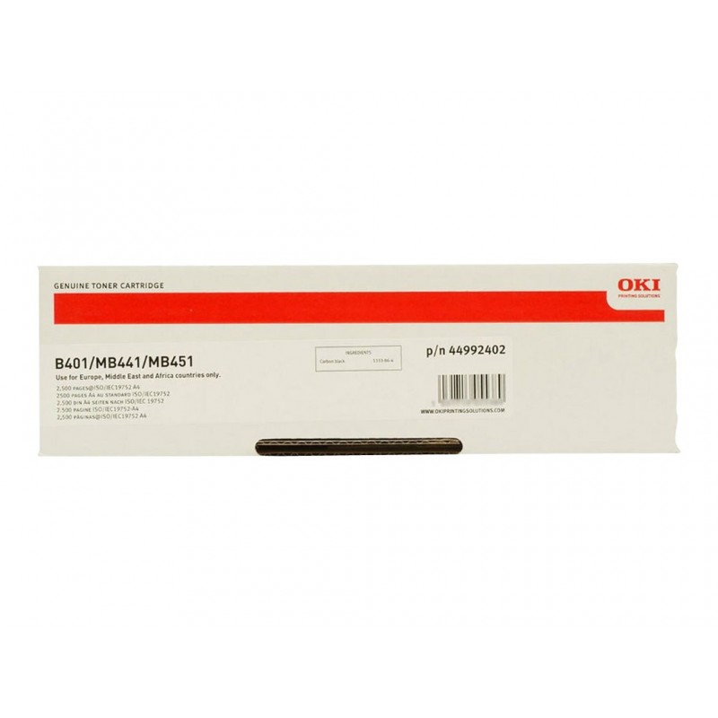 OKI 44992402 - noire - original - toner